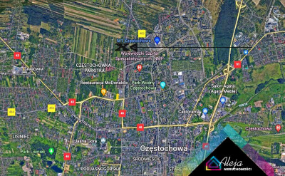 Teren pod zabudowę wielorodzinną Parkitka - Częstochowa  -
śląskie Zdjęcie nr 3