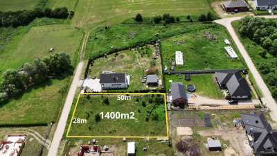 Działka 1400m2, MPZP, Wieruszew k. Konina -
Wielkopolskie Zdjęcie nr 2