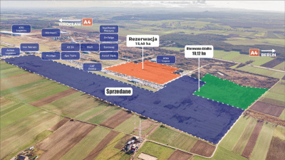 Autostrada A4, bezpośredni zjazd, MPZP, działka 10 ha, media, dojazd asfaltowy -
Dolnośląskie Zdjęcie nr 6