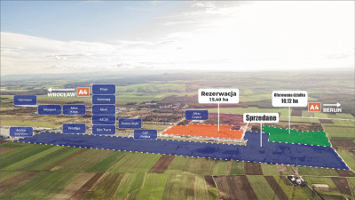 Autostrada A4, bezpośredni zjazd, MPZP, działka 10 ha, media, dojazd asfaltowy -
Dolnośląskie Zdjęcie nr 7