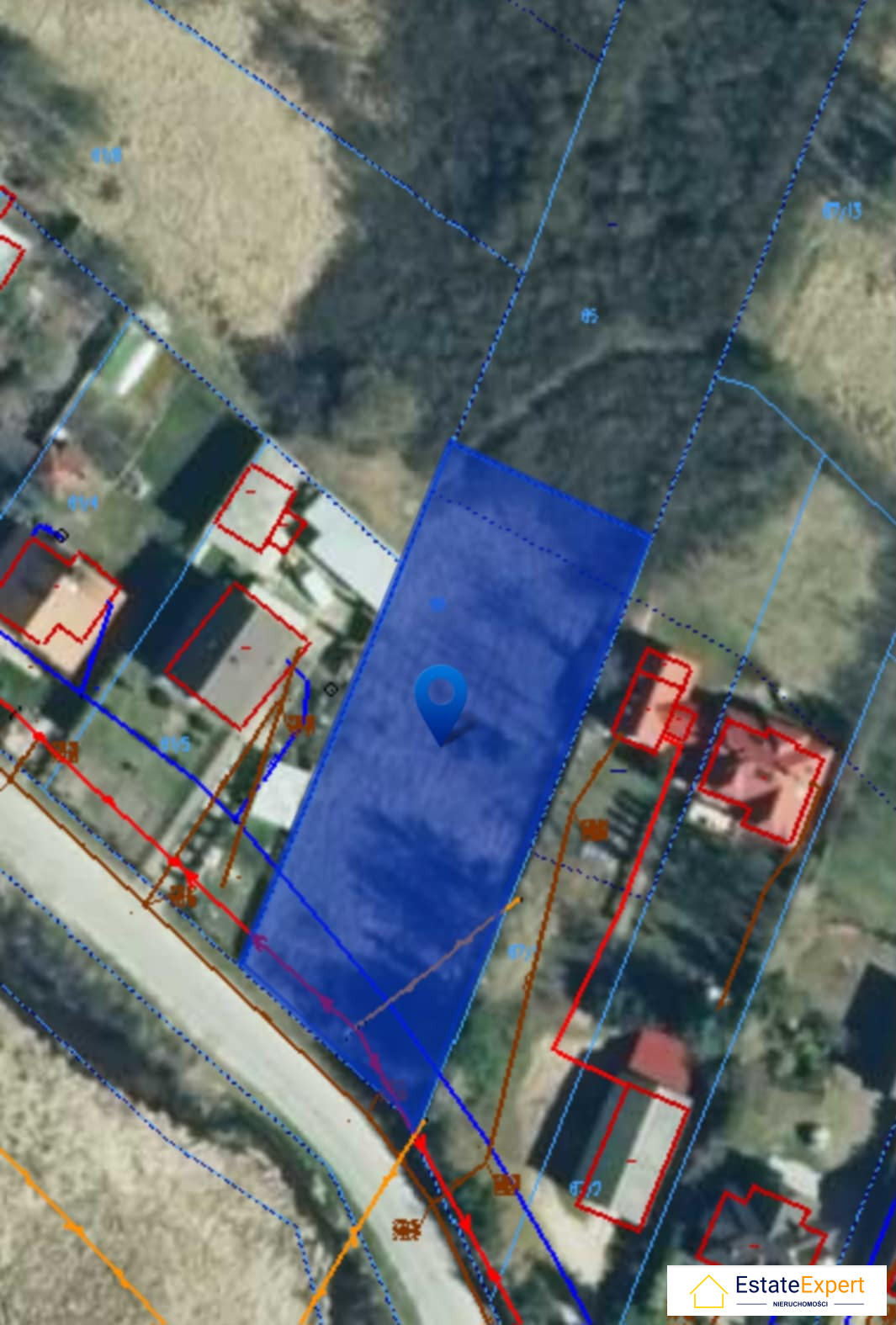 Atrakcyjna działka budowlana w Brudzowie gm Morawica - Brudzów  -
świętokrzyskie Zdjęcie nr 1