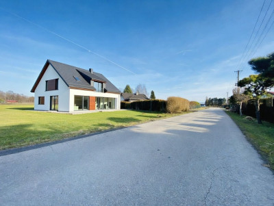 Widok na Beskidy  1km do DK 81  6km Skoczów  12 - Ochaby Wielkie  -
Śląskie Zdjęcie nr 7