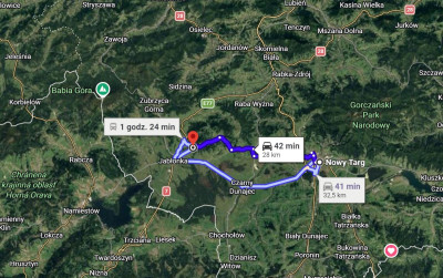 Widok na Tatry MPZPBudowlanaNasłonecznionaLas - Orawka  -
Małopolskie Zdjęcie nr 8