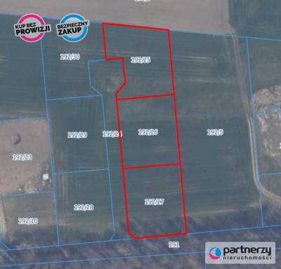 1300m2 działka w Barłominie - Barłomino  -
Pomorskie Zdjęcie nr 9
