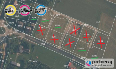 Działki  Bud z MPZP  20 km od Gdańska Tokary - powiat kartuski  - Pomorskie