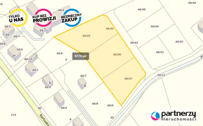 Działki  BUDOWLNE na Kaszubach Łebieńska Huta - powiat wejherowski  -
Pomorskie Zdjęcie nr 3