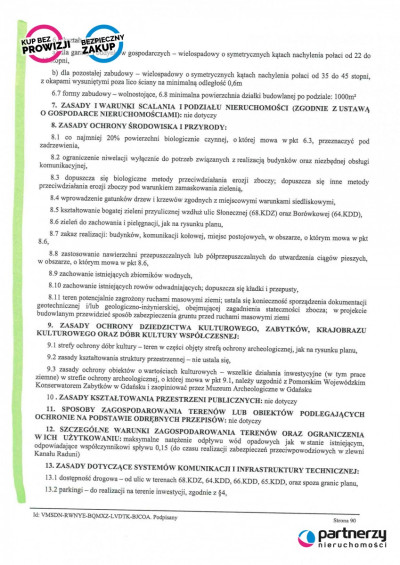 Duża działka budowlana w zacisznej okolicy - Otomin  -
Pomorskie Zdjęcie nr 11