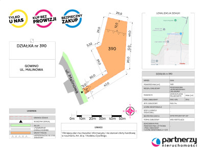 Dwie działki budowlane w Gowinie - Gowino  -
Pomorskie Zdjęcie nr 4
