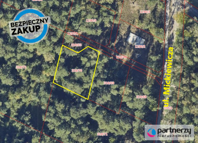 Działka pod dom lub usługi w leśnym otoczeniu - Chwaszczyno  - Pomorskie