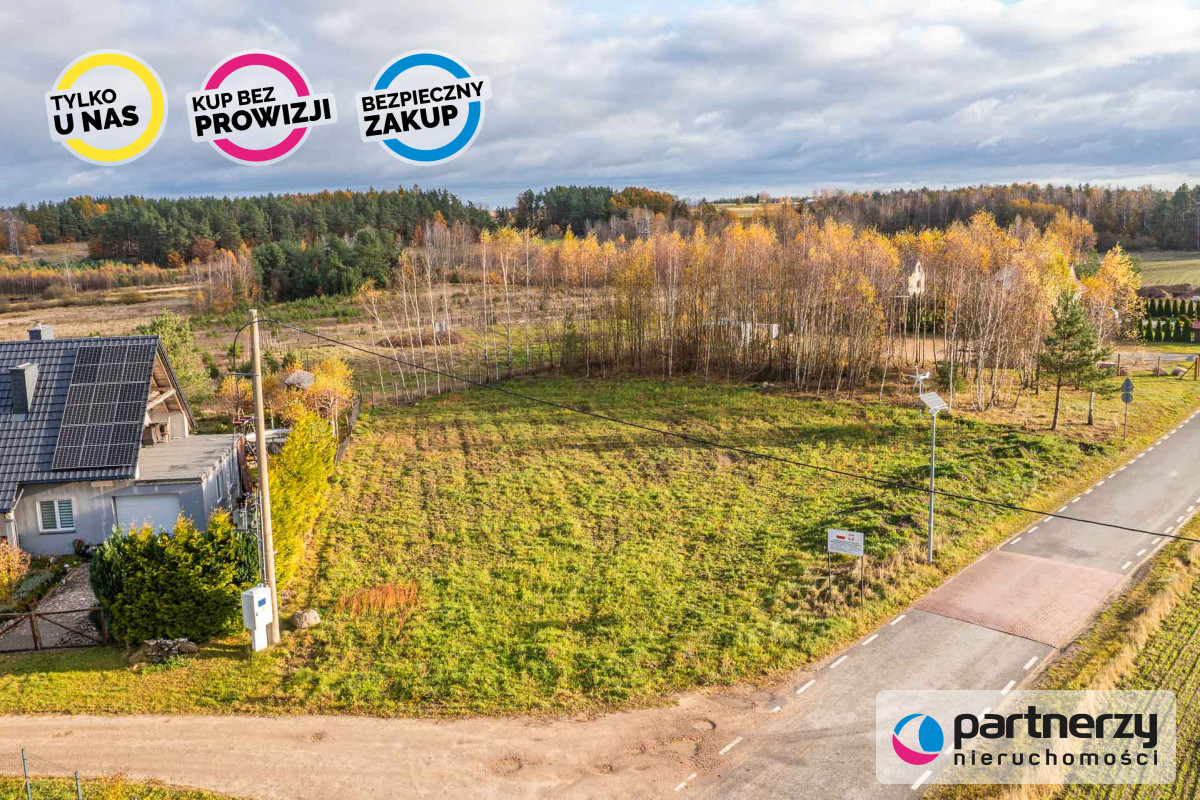 działka w Dąbrowie gm Stężyca ob Łosienice - Łosienice  -
Pomorskie Zdjęcie nr 1