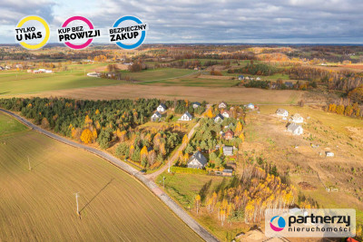 działka w Dąbrowie gm Stężyca ob Łosienice - Łosienice  -
Pomorskie Zdjęcie nr 10