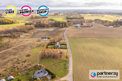 działka w Dąbrowie gm Stężyca ob Łosienice - Łosienice  -
Pomorskie Zdjęcie nr 14