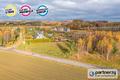 działka w Dąbrowie gm Stężyca ob Łosienice - Łosienice  -
Pomorskie Zdjęcie nr 3