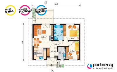 Działka w Przodkowie z pozwoleniem na budowę domu - Przodkowo  -
Pomorskie Zdjęcie nr 11