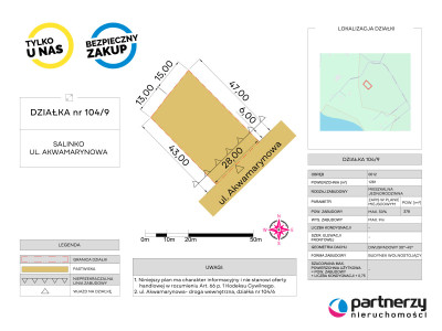 Działka nad jeziorem Salińskim - Salinko  -
Pomorskie Zdjęcie nr 5