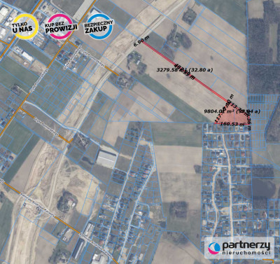 Działka pod WZ Mieszkaniowe - Miszewko  -
Pomorskie Zdjęcie nr 3