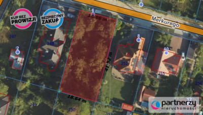 Działka usługowo - mieszkaniowa 800m2 - Osowa  - Pomorskie