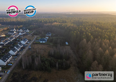 Piękna działka pod lasem 2257 m2  z wydaną WZ - Banino  - Pomorskie