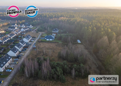 Piękna działka pod lasem 2257 m2  z wydaną WZ - Banino  -
Pomorskie Zdjęcie nr 2