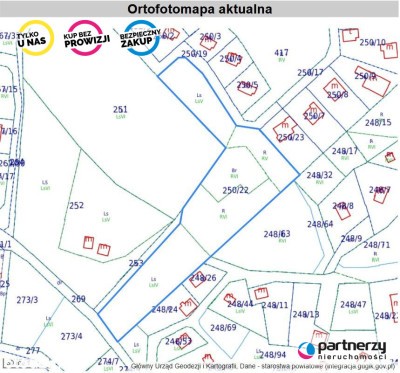 Działka budowlana widok na Jezioro Karlikowskie - Borkowo  - Pomorskie
