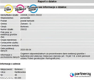 Działka budowlana widok na Jezioro Karlikowskie - Borkowo  -
Pomorskie Zdjęcie nr 5