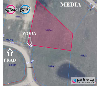 Działka budowlana 1012m2 z wodą na działce - Szczodrowo  -
Pomorskie Zdjęcie nr 6