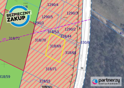 Działka pod dom lub usługi w leśnym otoczeniu - Chwaszczyno  -
Pomorskie Zdjęcie nr 6