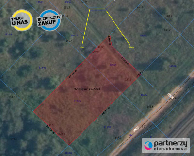 POD LASEM  PROSTOKĄTNA  TANIO - Borkowo  -
Pomorskie Zdjęcie nr 5