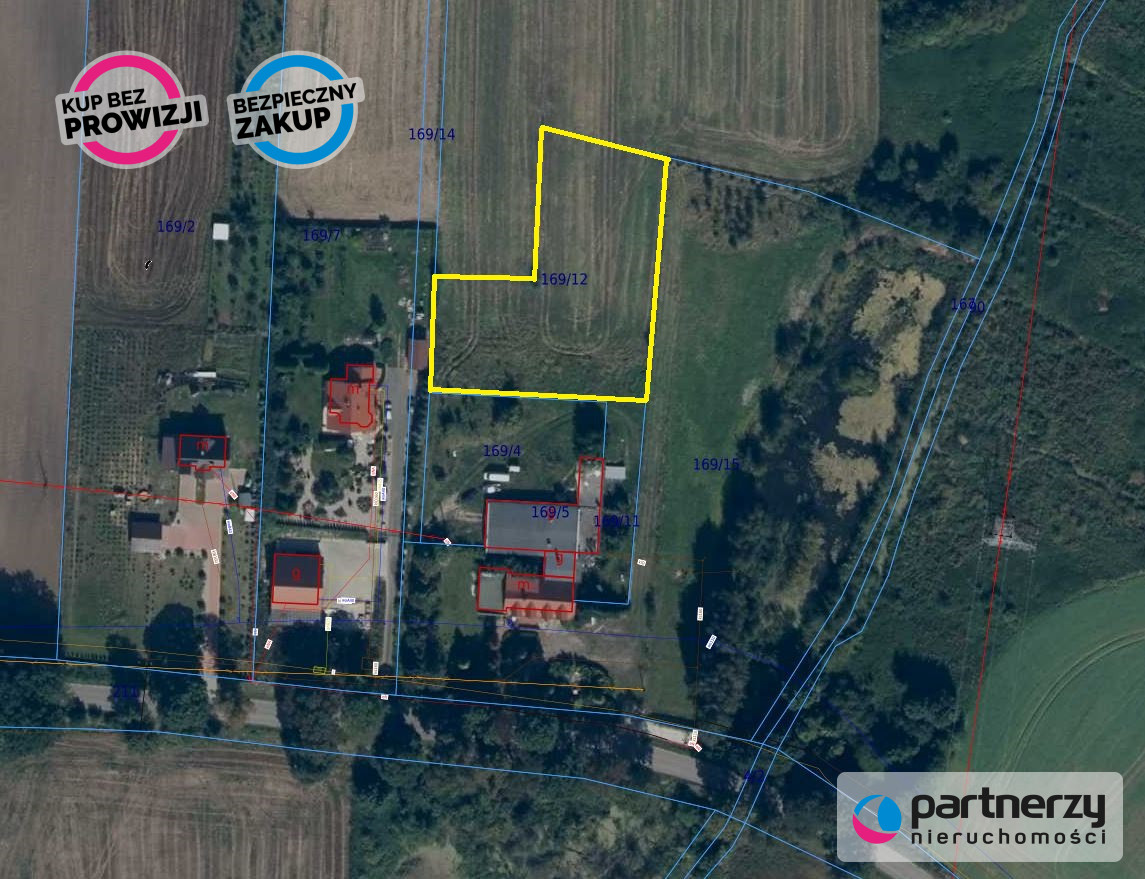 Działka 3014 m2 Gołębiewo pod zabudowę - powiat gdański  -
Pomorskie Zdjęcie nr 1