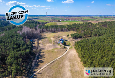 Działka pod dom jednorodzinny z WZ - Jaźwiska  -
Pomorskie Zdjęcie nr 2