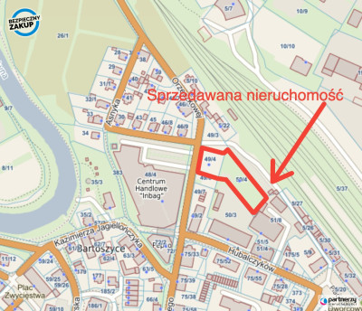 Centrum Bartoszyc - dwie działki - okazja - Bartoszyce  - Warmińsko-Mazurskie