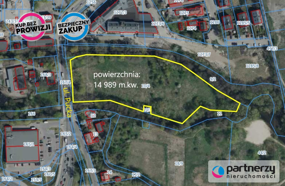 Działka otoczona rzeką w centrum Redy - powiat wejherowski  -
Pomorskie Zdjęcie nr 1