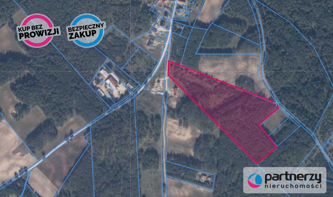Atrakcyjna działka na Kaszubach-zabudowa 16 domów - powiat bytowski  -
Pomorskie Zdjęcie nr 1