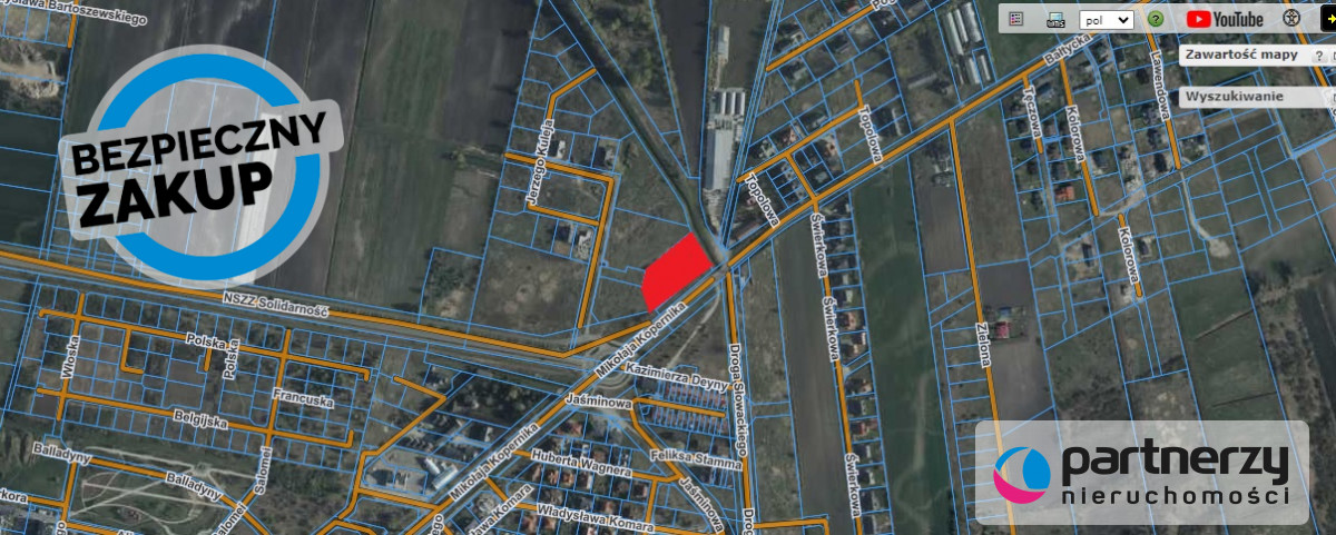 Działka usługowa pod Centrum Handlowe stację paliw - powiat gdański  -
Pomorskie Zdjęcie nr 1