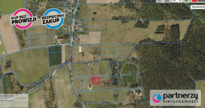 Ładna działka na Mazurach blisko lasu 1 594 m2 - powiat olsztyński  - Warmińsko-Mazurskie