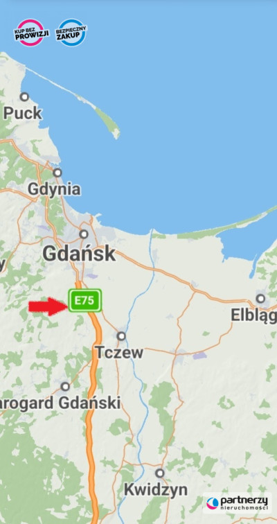 DZIAŁKA z pozwol  na bud CENTRUM LOGISTYCZNEGO - powiat gdański  -
Pomorskie Zdjęcie nr 2