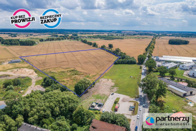 DZIAŁKA z pozwol  na bud CENTRUM LOGISTYCZNEGO - powiat gdański  -
Pomorskie Zdjęcie nr 3