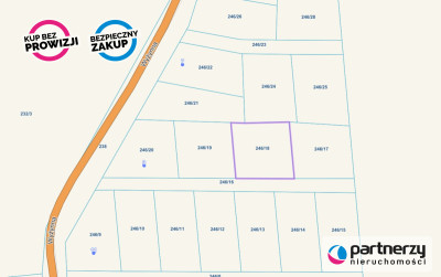 Działki mieszkaniowa 19 km od Gdańska w Bielkówku - Bielkówko  -
Pomorskie Zdjęcie nr 5