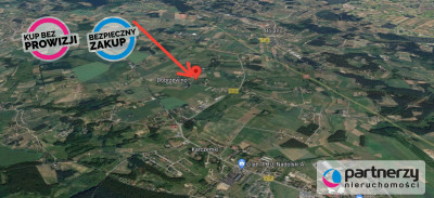 Działka w Dobrzewinie 1203 m2 pod budowę domu - powiat wejherowski  -
Pomorskie Zdjęcie nr 2