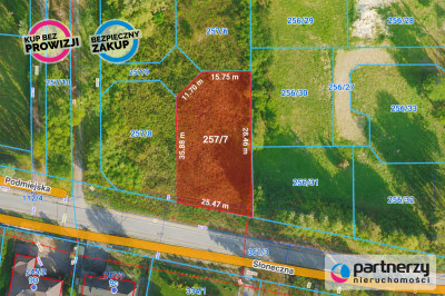 Działka w Rokitnicy koło Pruszcza Gda pow 1108m2 - Rokitnica  - Pomorskie