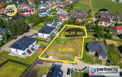 Działka z pięknym stawem objęta mpzp Banino - Banino  - Pomorskie