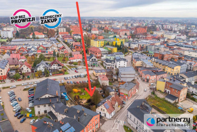 Działka z kamienicą w sercu Kościerzyny  - powiat kościerski  - Pomorskie