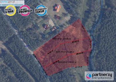 Działki Nad rzeką Gotelp Pustki Chojnicki - powiat chojnicki  -
Pomorskie Zdjęcie nr 2