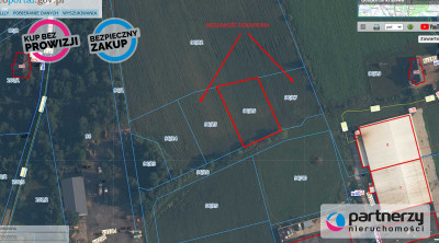 BUDOWLANA  PROSTOKĄTNA  PŁASKA  1 263m2 - powiat wejherowski  -
Pomorskie Zdjęcie nr 2