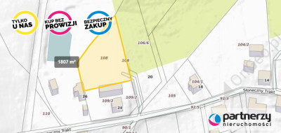 Działka  budowlana 25km  od Gdańska -Babidół - Babidół  -
Pomorskie Zdjęcie nr 7