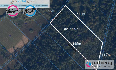 DZIAŁKA 238 HA przy jeziorze CIECHOCIŃSKIM - powiat chojnicki  - Pomorskie