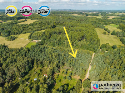 Działka siedliskowa  Kaszuby  Prąd i woda obok - Kobylasz  - Pomorskie