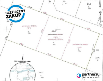 Budowalna  949m2  Południowy ogród - powiat gdański  -
Pomorskie Zdjęcie nr 3