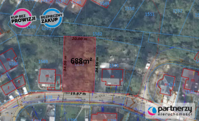 Działka budowlana 688 m Gdynia Leszczynki - Leszczynki  -
Pomorskie Zdjęcie nr 6