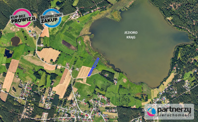 Działka z linią brzegową jeziora KRĄG - Konarzyny  -
Pomorskie Zdjęcie nr 3